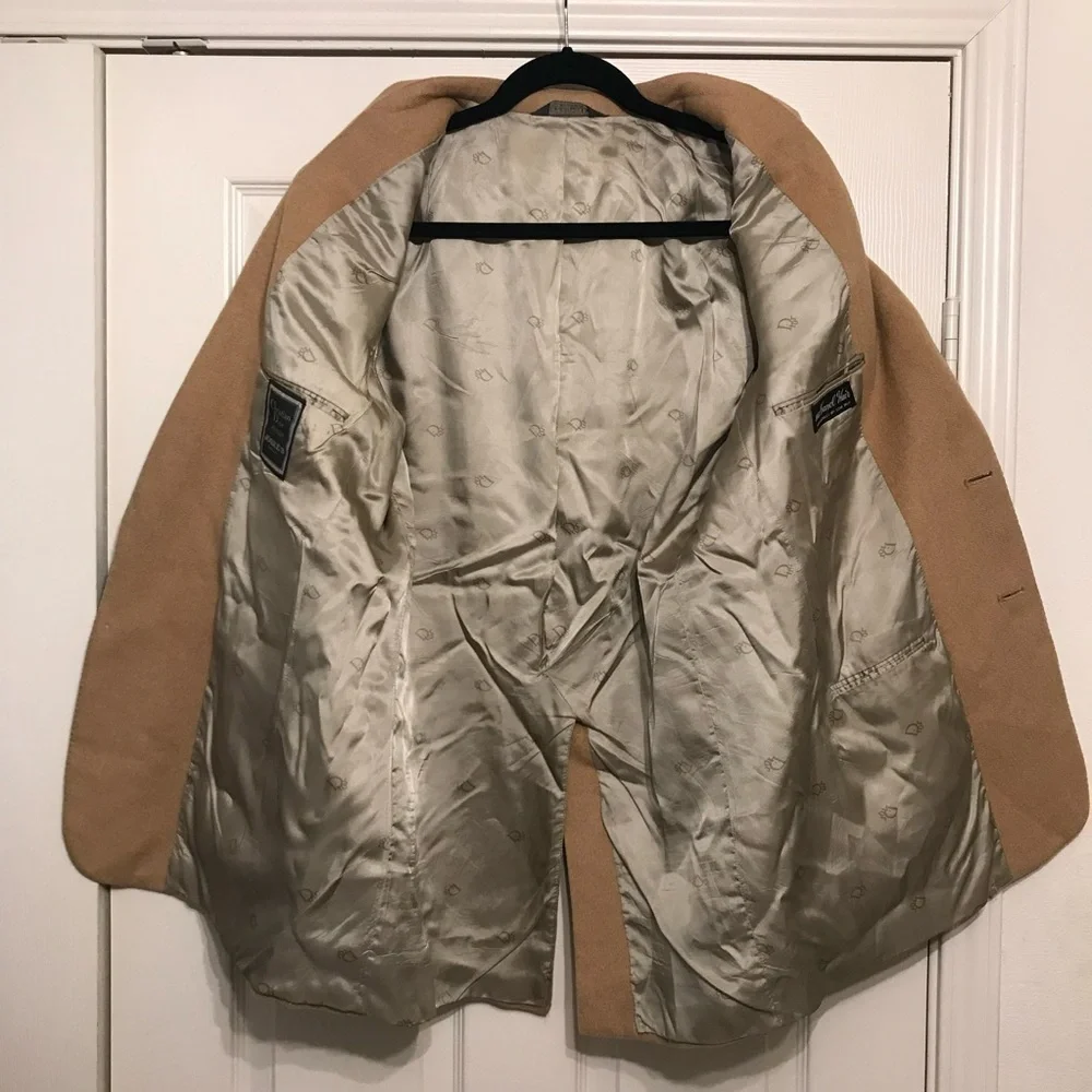 CHRISTIAN DIOR MONSIEUR Vintage Camel Hair Blazer Jacket